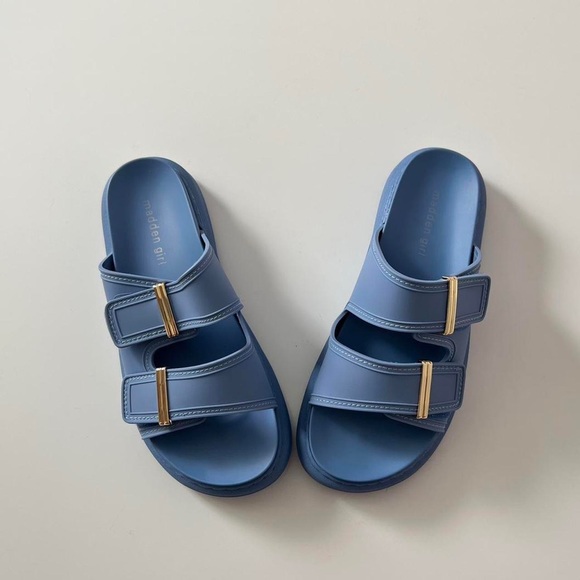 Madden Girl Shoes Nib Blue Madden Girl Kingsley Platform Footbed